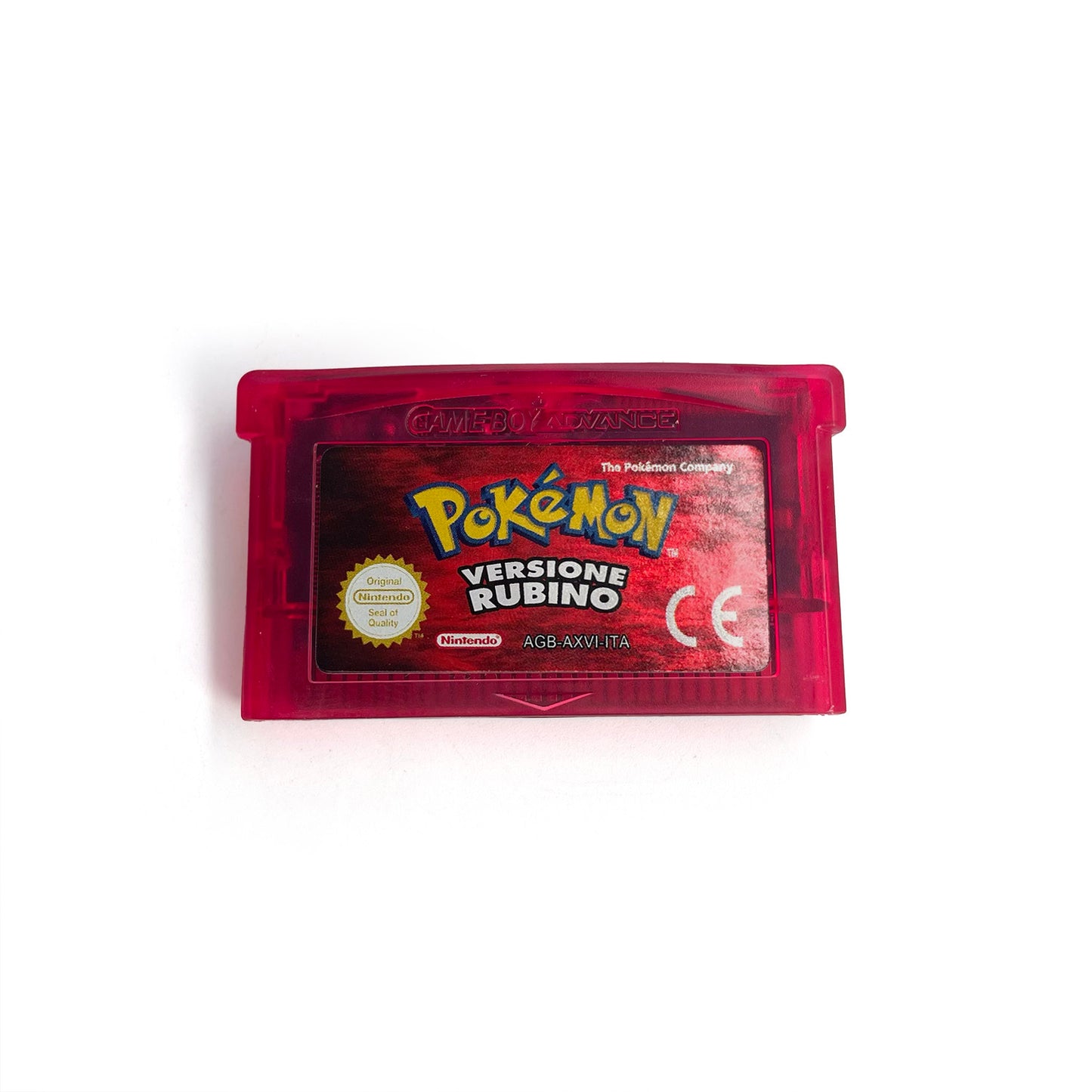 ITA Italian IC save rtc flash cart Real Time Clock pokemon rubino version box with tray Nintendo game cartridge for gba game boy advance
