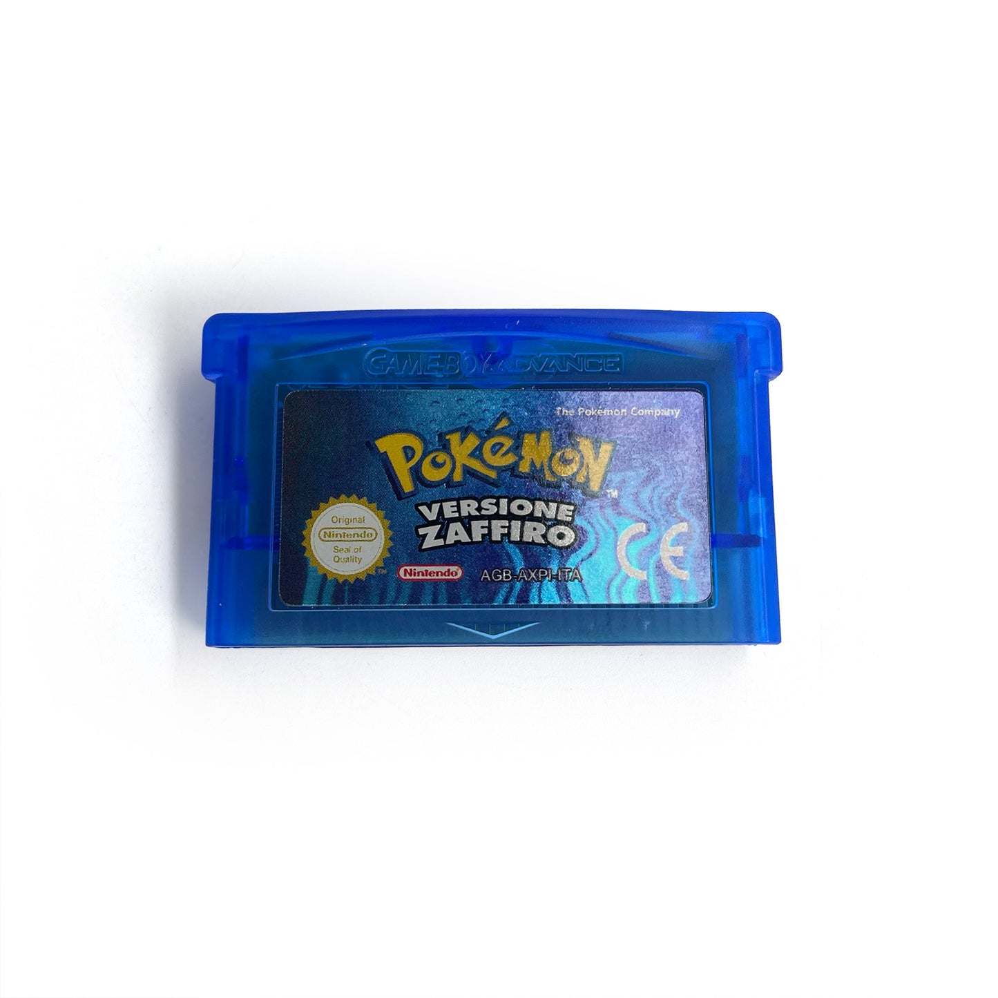 ITA Italian IC save rtc flash cart Real Time Clock pokemon zaffiro version box with tray Nintendo game cartridge for gba game boy advance