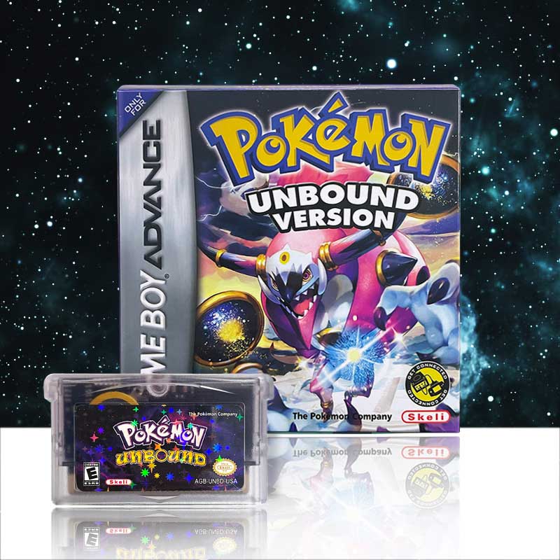 Pokemon Unbound (v2.1.1.1) ( IC RTC Flash cart ) Cartridge for GBA