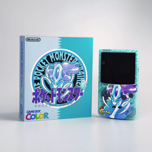 GBC GAMEBOY COLOR game console, high brightness handheld console, point-to-point full fit for Shuijun