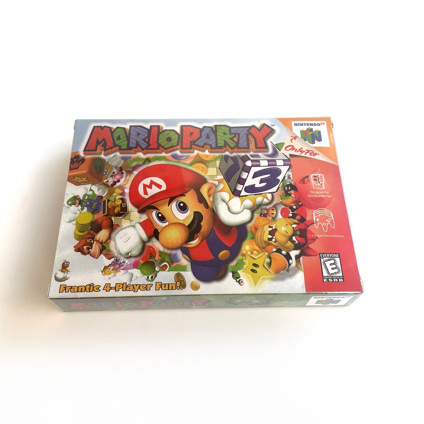 EUR PLA version English Mario party 1 game cartridge with tray box for N64 Nintendo 64