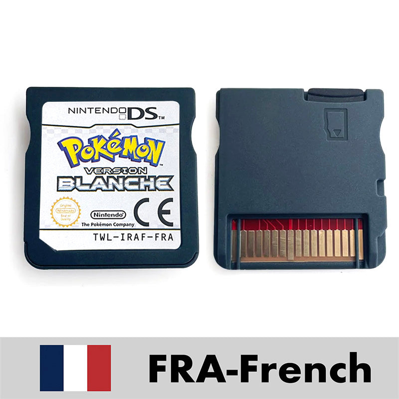 USA FRA ITA NOE ESP Pokemon HeartGold SoulSilver Black 1 2 White 1 2 Nintendo Game Cartridge for DS NDS 3DS