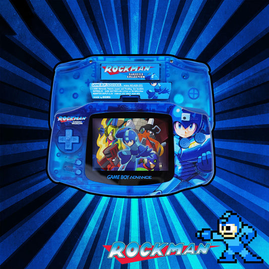 GBA GAMEBOY Advance Game Console Color Highlighting SP NDSLPSP Mega Man