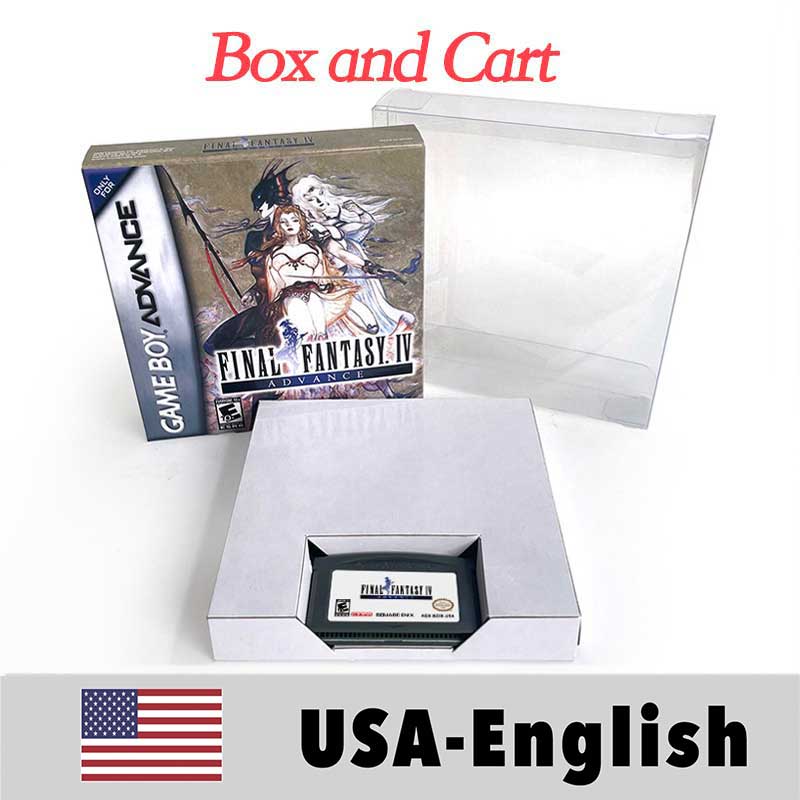 USA Englsih Zelda,super Mario,Castlevania,Metroid,Kirby,Final Fantasy,donkey Kong,Fire Emblem Nintendo box tray Game Cartridge for Gba