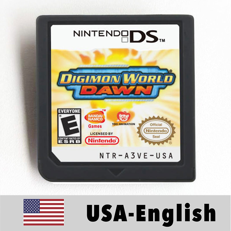 USA English Ace Attorney/Castlevania/Kirby/Rune Factory/Bomberman/Digimon World/Dragon Quest/Etrian Odyssey Game Cartridge for Nintendo Ds 3ds 2ds