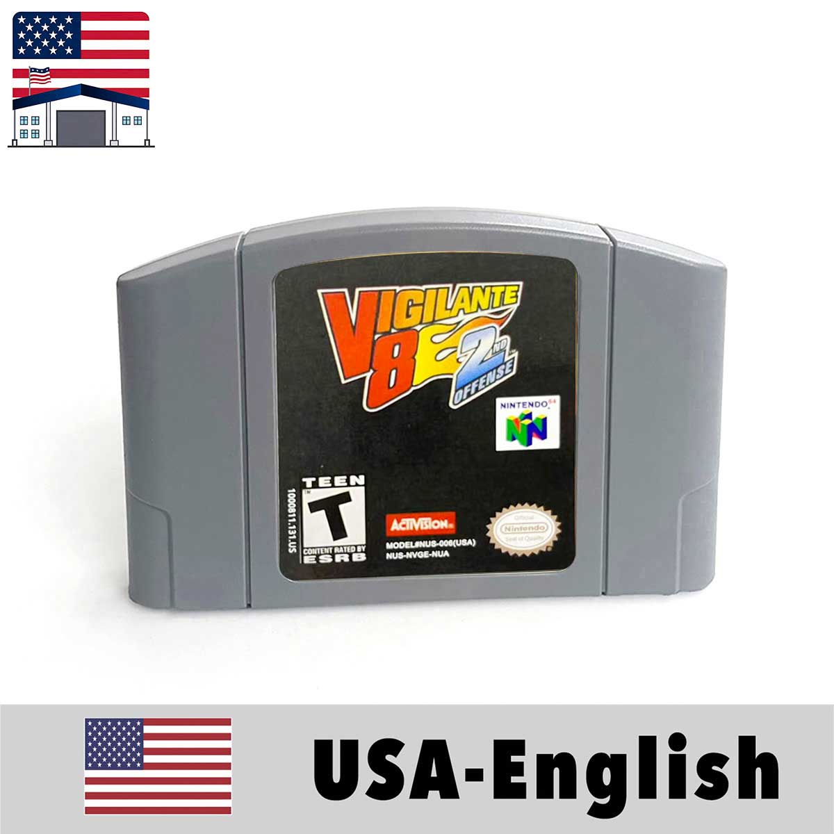 （Shipped From The United States) USA NTSC Version English Retro Video Game Consoles 64bit Game Cartridge for N64