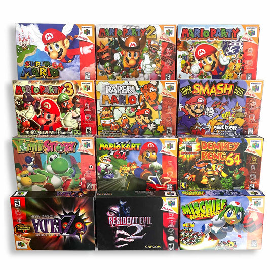 USA NTSC Banjo Donkey Kong 64 Kirby 64 Mario Party Pokemon Stadium Zelda Goldeneye 007 Game Cartridge Tray BOX for N64