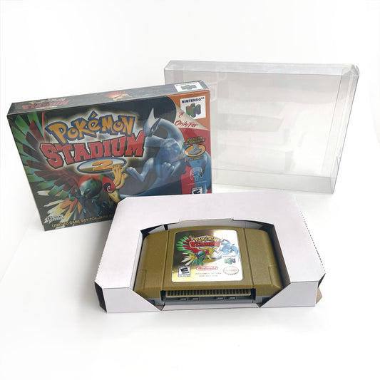 pokemon stadium 2 game cartridge with tray box for N64 Nintendo 64
