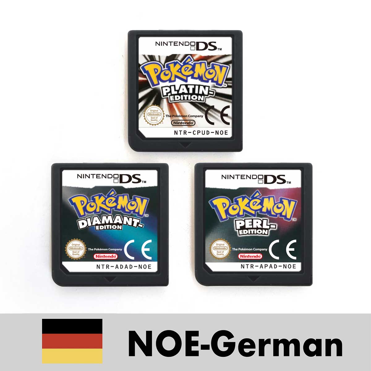 ESP ITA FRA USA EUR NOE Pokemon HeartGold SoulSilver Platinum Diamond Pearl Nintendo Video Console Game Cardride For DS 2DS 3DS