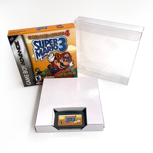 super mario acvance 4 cartridge with tray box for gba game boy advance