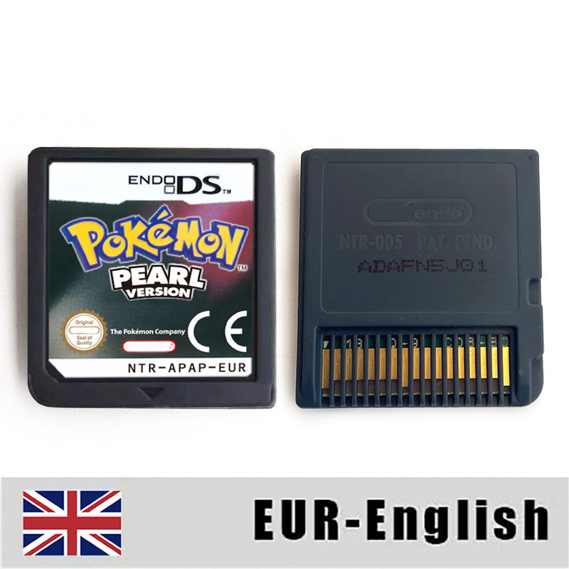 ESP ITA FRA USA EUR NOE Pokemon HeartGold SoulSilver Platinum Diamond Pearl Nintendo Video Console Game Cardride For DS 2DS 3DS
