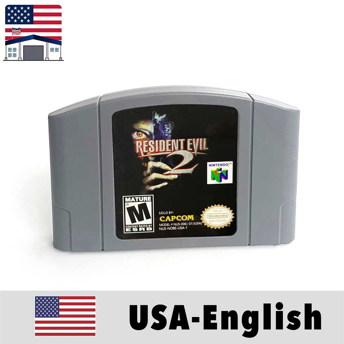 （Shipped From The United States) USA NTSC Version English Retro Video Game Consoles 64bit Game Cartridge for N64