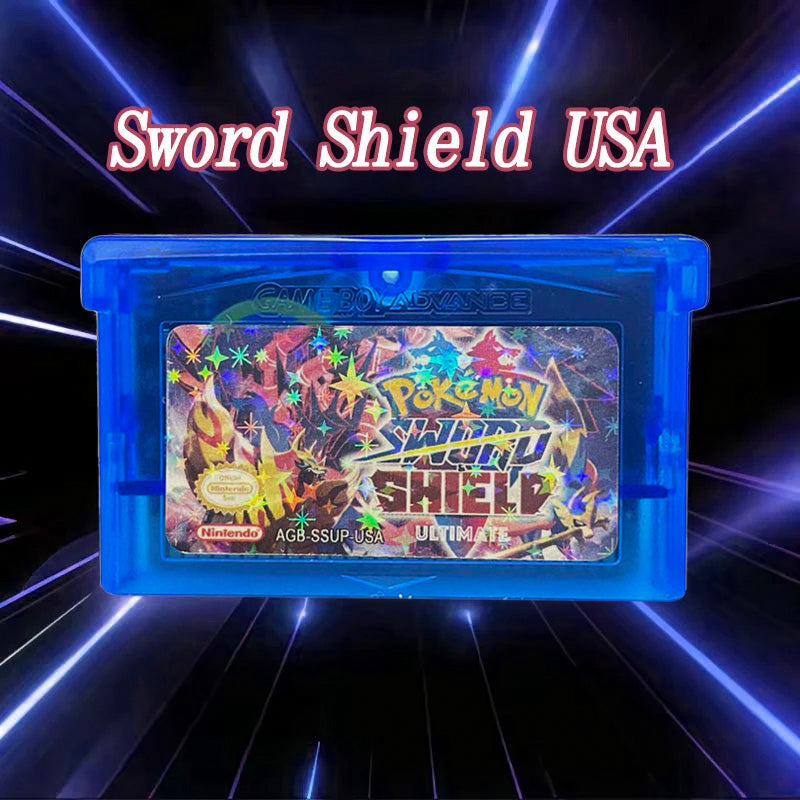 Pokemon sword shield ( RTC Flash cart ) Cartridge for GBA