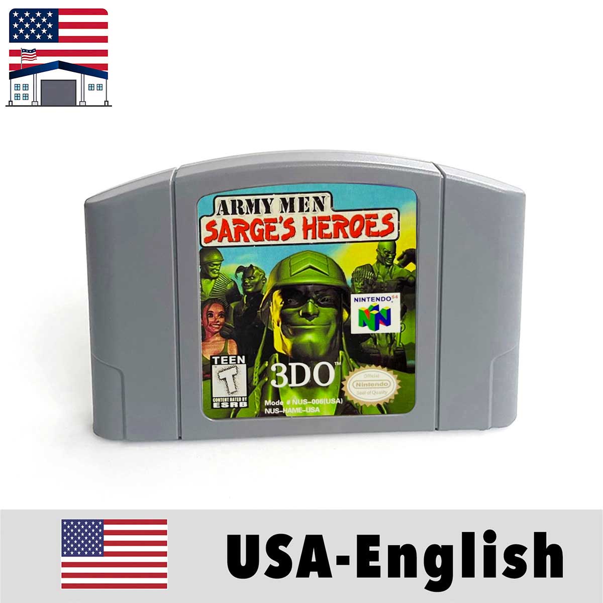 （Shipped From The United States) USA NTSC Version English Retro Video Game Consoles 64bit Game Cartridge for N64