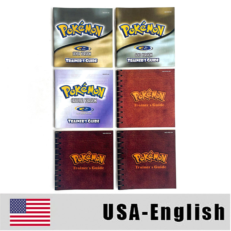（Shipped from the United States) USA Version English pokemon Pearl Platinum SoulSilver HeartGold Diamond Box with Manual Game Cartridge for Ds 3ds 2ds