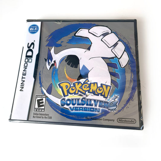 Pokemon sealed Soulsilver With Box Game cartridge Manual Ds Games for Nintendo Ds 3ds 2ds