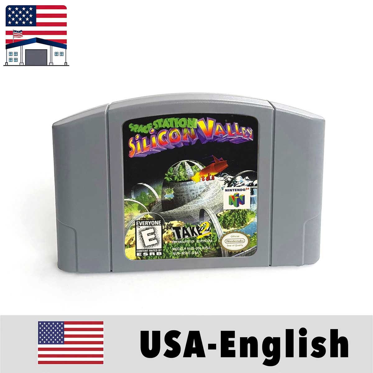 （Shipped From The United States) USA NTSC Version English Retro Video Game Consoles 64bit Game Cartridge for N64