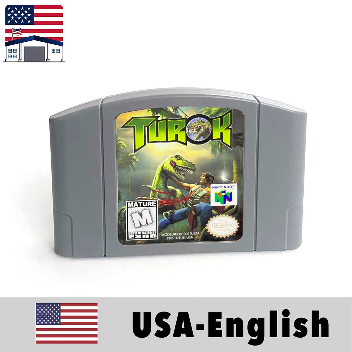 （Shipped From The United States) USA NTSC Version English Retro Video Game Consoles 64bit Game Cartridge for N64