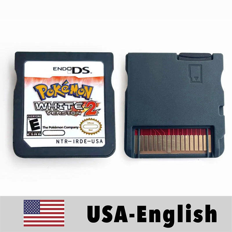 USA FRA ITA NOE ESP Pokemon HeartGold SoulSilver Black 1 2 White 1 2 Nintendo Game Cartridge for DS NDS 3DS