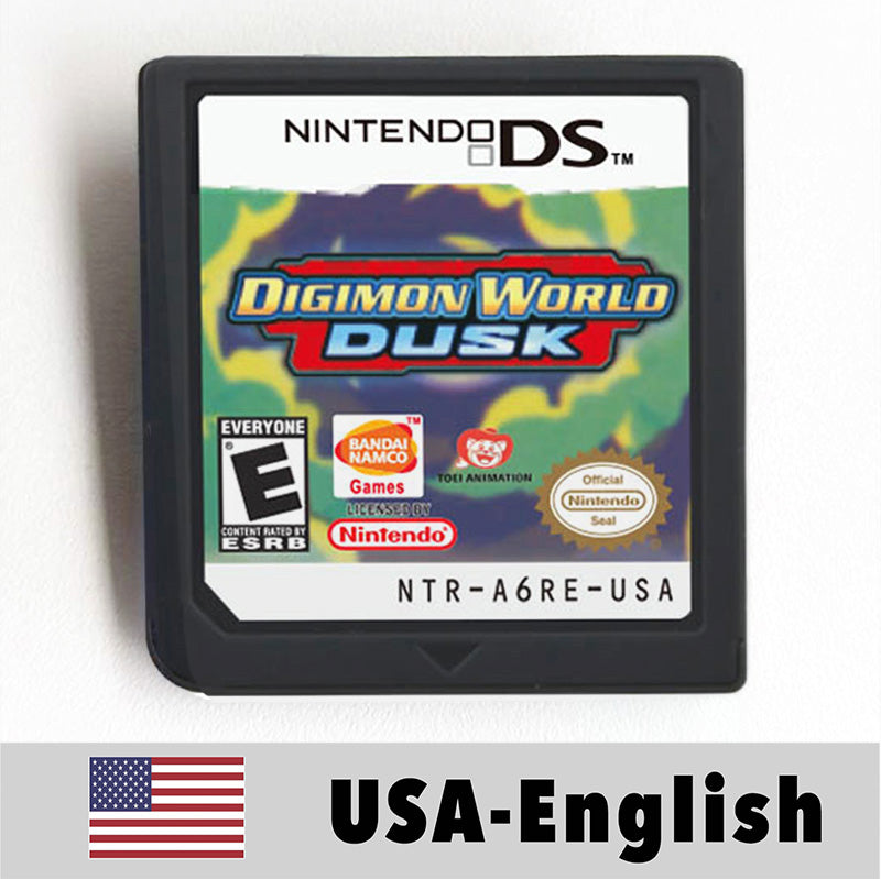 USA English Ace Attorney/Castlevania/Kirby/Rune Factory/Bomberman/Digimon World/Dragon Quest/Etrian Odyssey Game Cartridge for Nintendo Ds 3ds 2ds