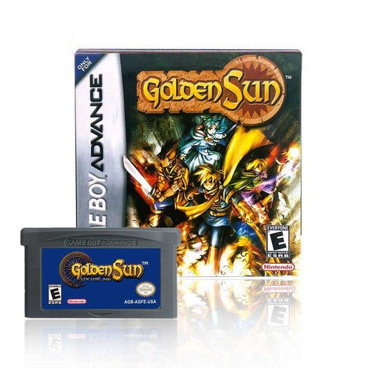 USA Englsih Golden Sun Nintendo Tray Box Game Cartridge for Gba Game Boy Advance