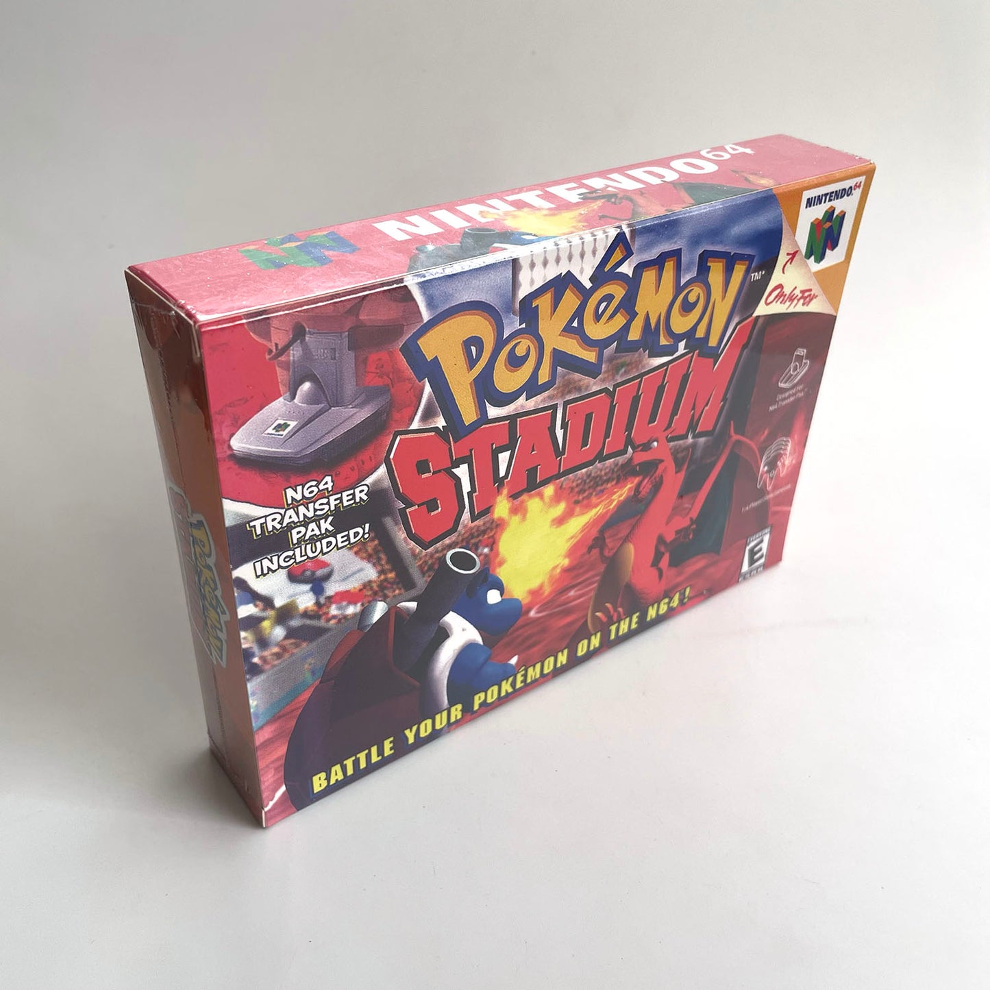 Pokemon stadium game cartridge with tray box for N64 Nintendo 64