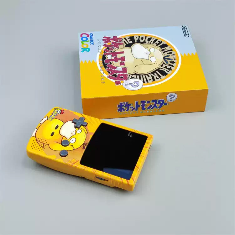 GBC GAMEBOY COLOR game console, high brightness handheld console, point-to-point full fit, reachable duck