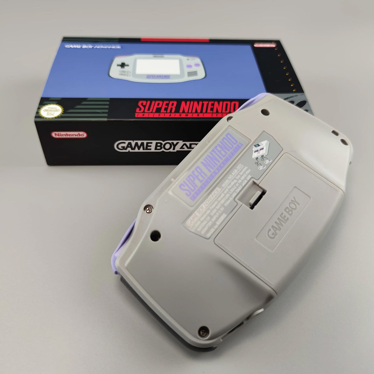 SNES original gameboy game console with high brightness backlight GBA handheld device for 80s generation
