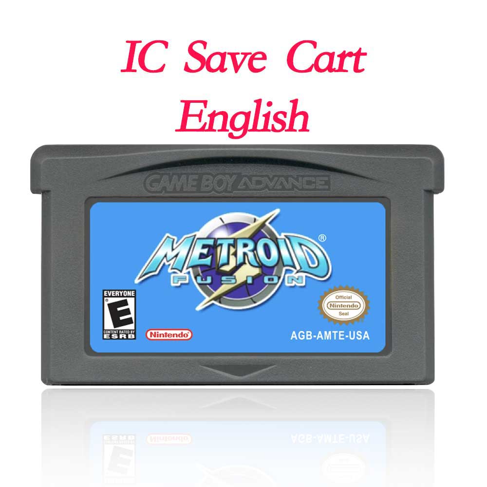 USA Englsih Zelda,super Mario,Kirby,Final Fantasy,donkey Kong,Castlevania,Metroid, Fire Emblem  Nintendo Game Cartridge for Gba