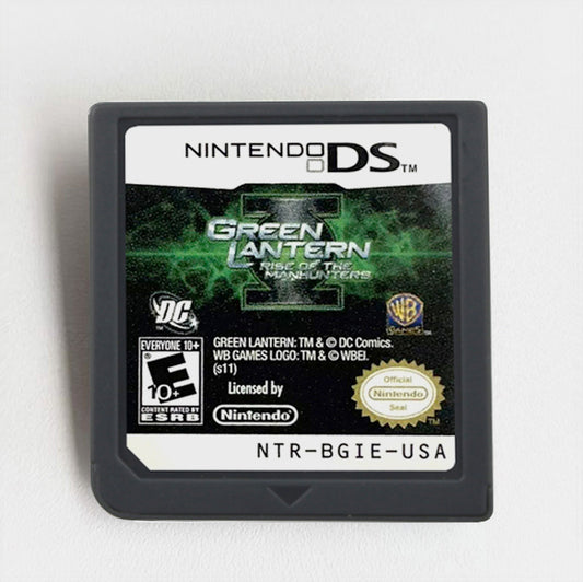 Green Lantern Rise of the Manhunters Game cartridge for Nintendo Ds 3ds 2ds