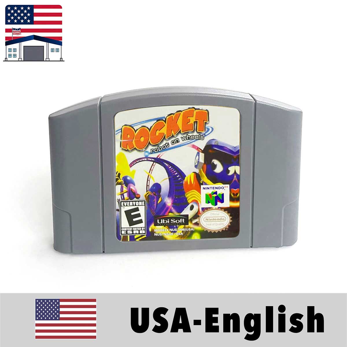 （Shipped From The United States) USA NTSC Version English Retro Video Game Consoles 64bit Game Cartridge for N64