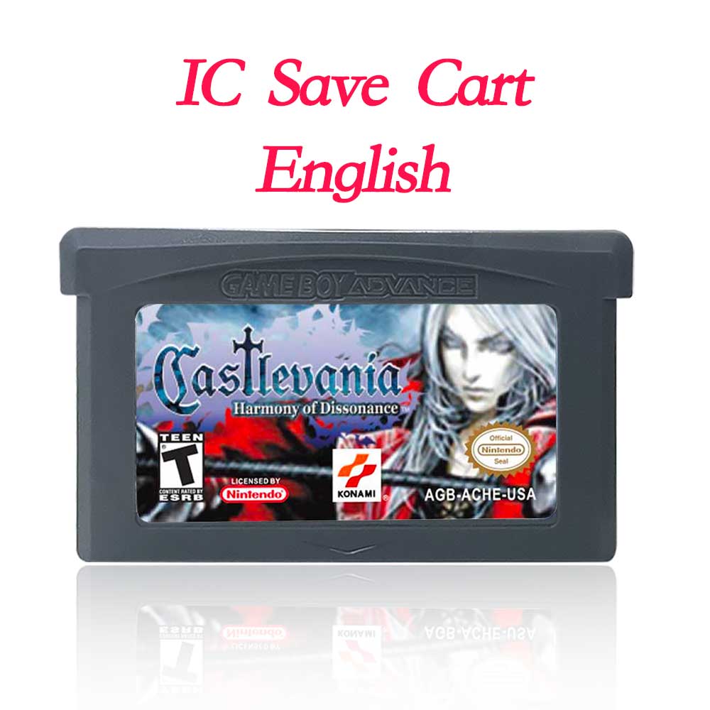 USA Englsih Zelda,super Mario,Kirby,Final Fantasy,donkey Kong,Castlevania,Metroid, Fire Emblem  Nintendo Game Cartridge for Gba