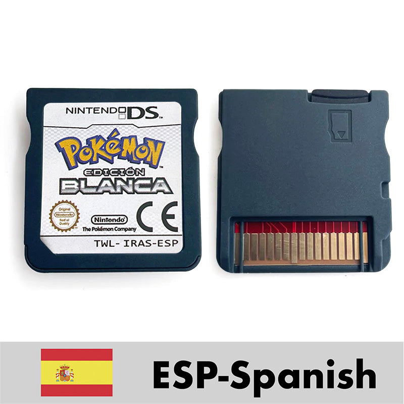 USA FRA ITA NOE ESP Pokemon HeartGold SoulSilver Black 1 2 White 1 2 Nintendo Game Cartridge for DS NDS 3DS