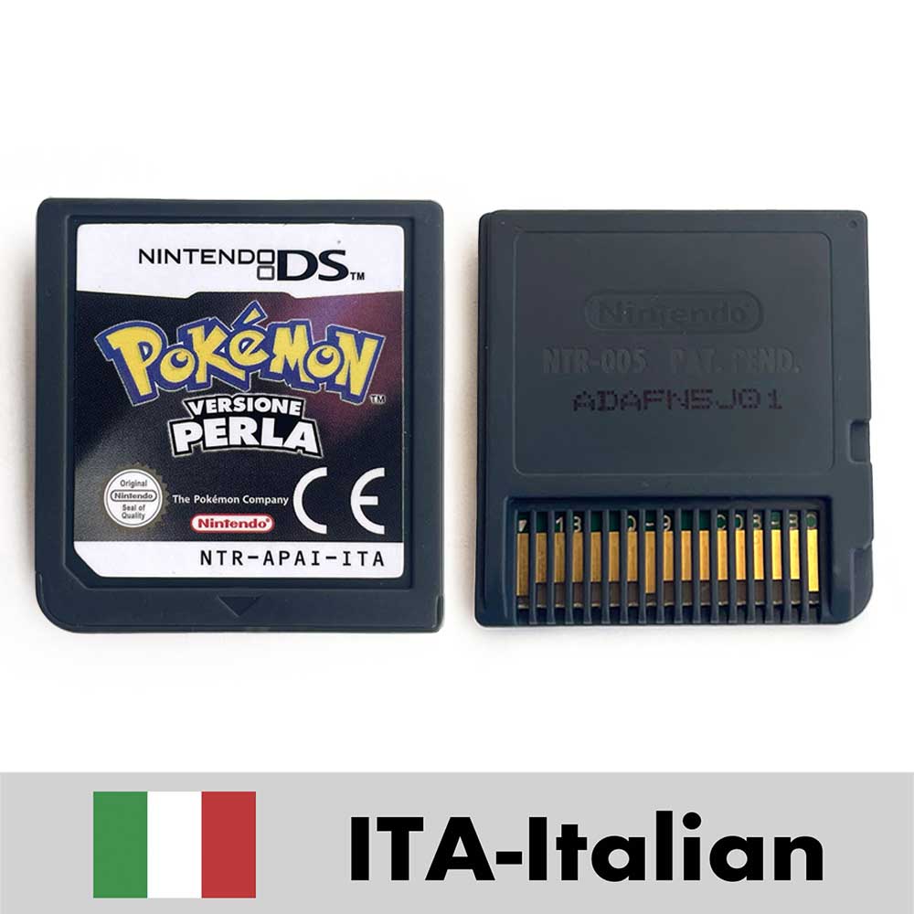 ESP ITA FRA USA EUR NOE Pokemon HeartGold SoulSilver Platinum Diamond Pearl Nintendo Video Console Game Cardride For DS 2DS 3DS