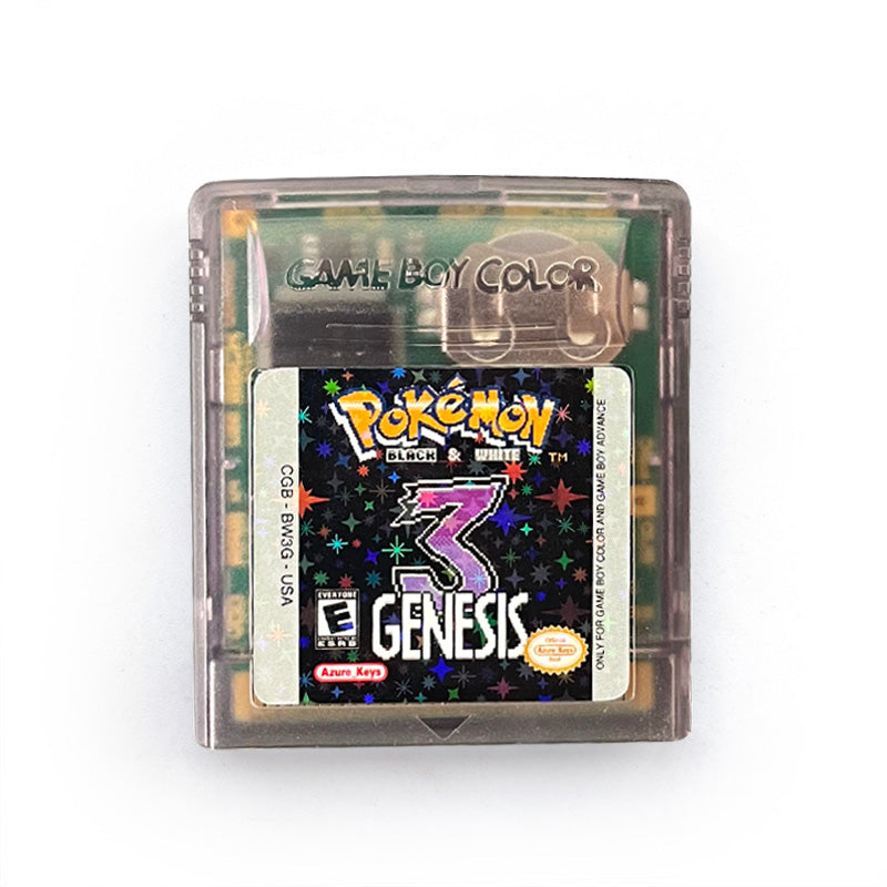 GBC Game USA Pokemon crystal clear v2.5.10 RTC Flash cart Real Time Clock Game Cartridge Rom Hack English