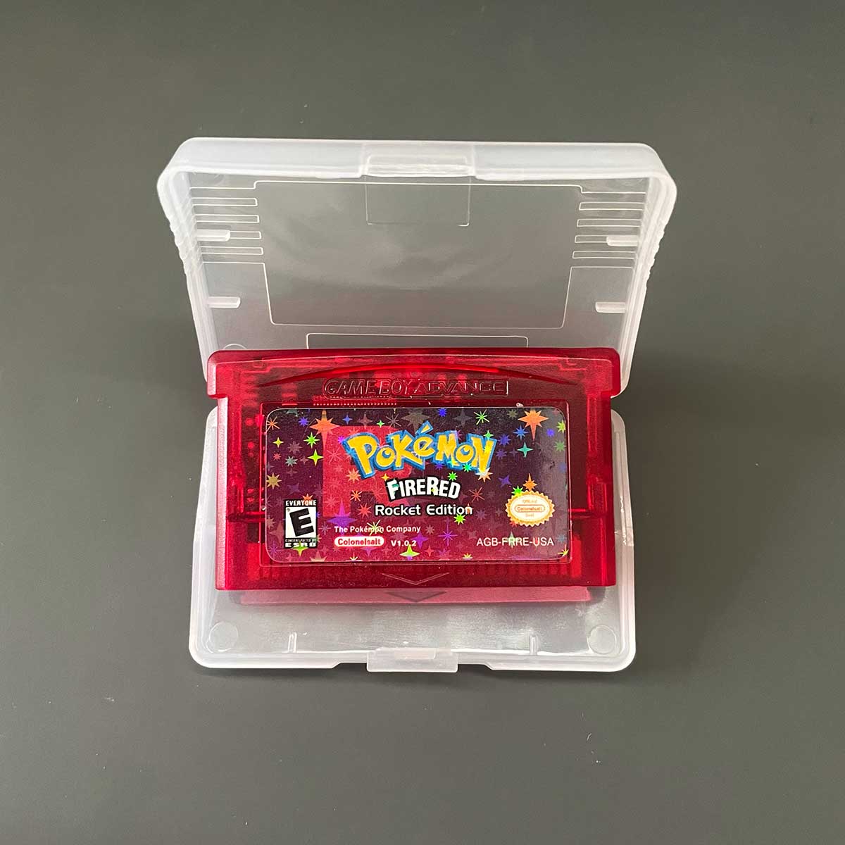 Pokemon firered rocket (v1.02)  (1M Flash ) Cartridge for GBA