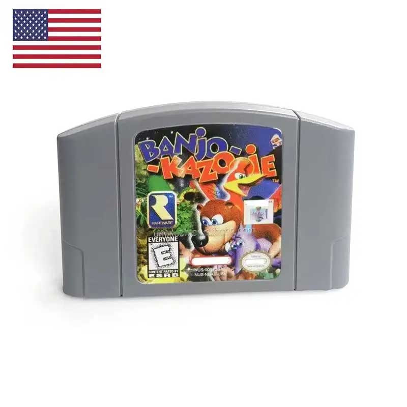 （Shipped from the United States)USA NTSC Version English Retro Video Game Consoles  N64 64bit Game Cartridge for N64