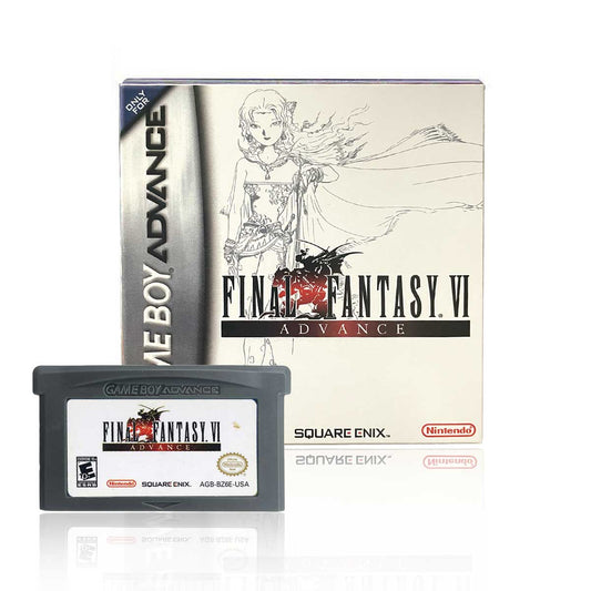 USA Englsih Final Fantasy VI Tray Box  Game Cartridge for Gba Game Boy Advance