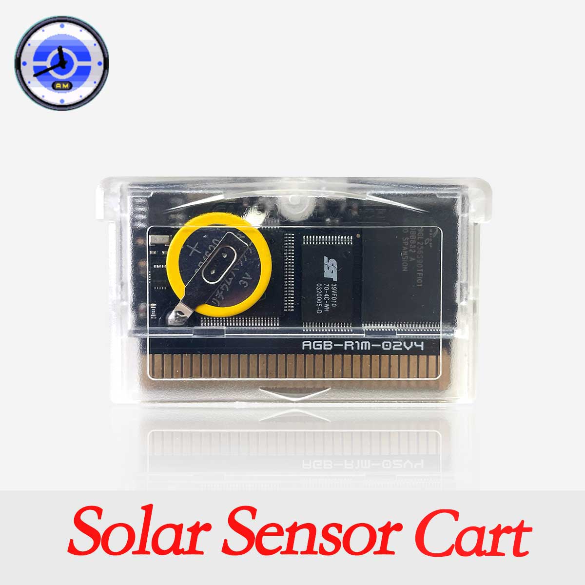 Flash Cartridge Fit Game Console Storage 1MB Static RAM Rewritable RTC Solar Light Sensor 32MB Cartridge Game Cartridge for GBA