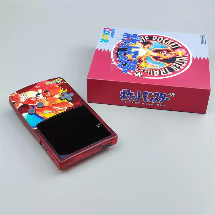 GBC GAMEBOY COLOR game console, high brightness handheld console, point-to-point full fit Spitfire Dragon