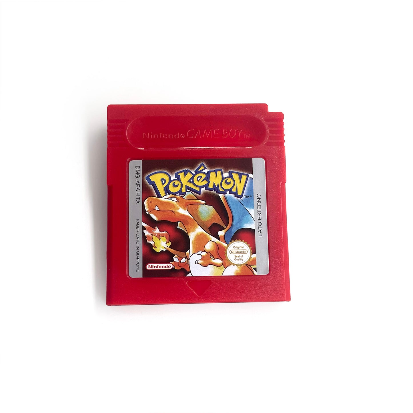 gbc game ITA Italian pokemon red version Battery save no RTC Flash pokemon rosso cartridge with tray box gbc game boy color