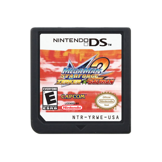 Mega Man Star Force 2 Zerker x Saurian Game cartridge Ds for Nintendo Ds 3ds 2ds