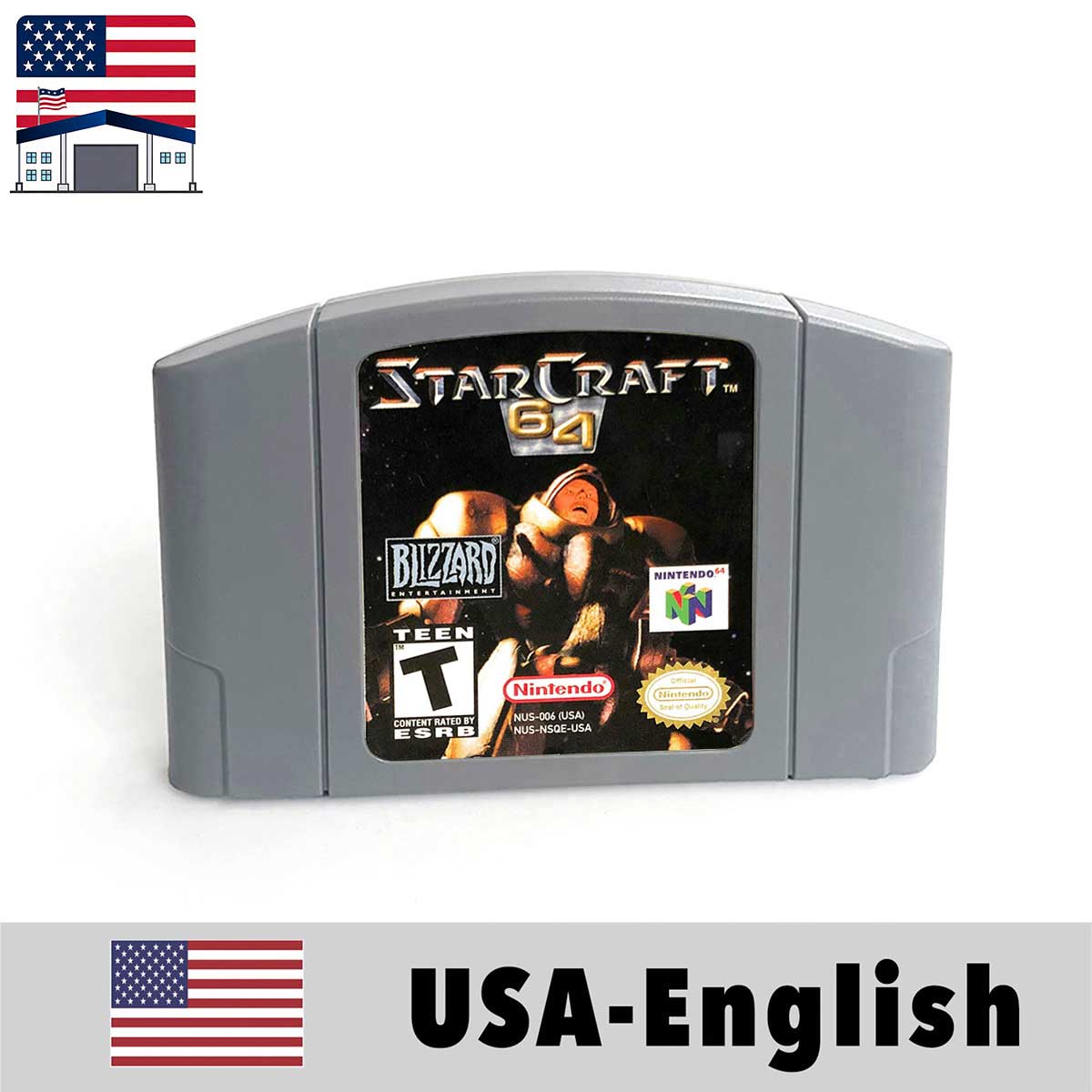 （Shipped From The United States) USA NTSC Version English Retro Video Game Consoles 64bit Game Cartridge for N64