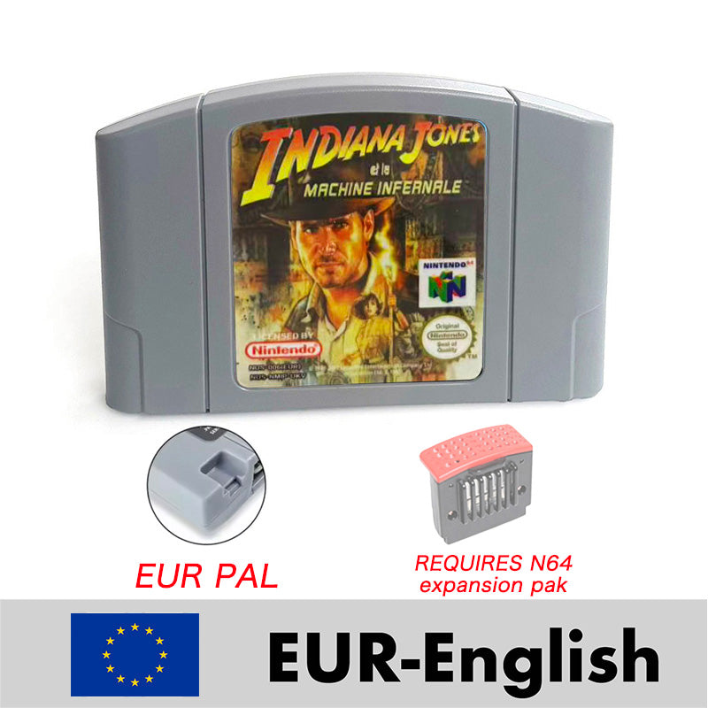 EUR PAL Version English Zelda Major Mask Resident Evil 2 Banjo Kazooie Mario Party 2 Game Cartridge for N64 Nintendo 64