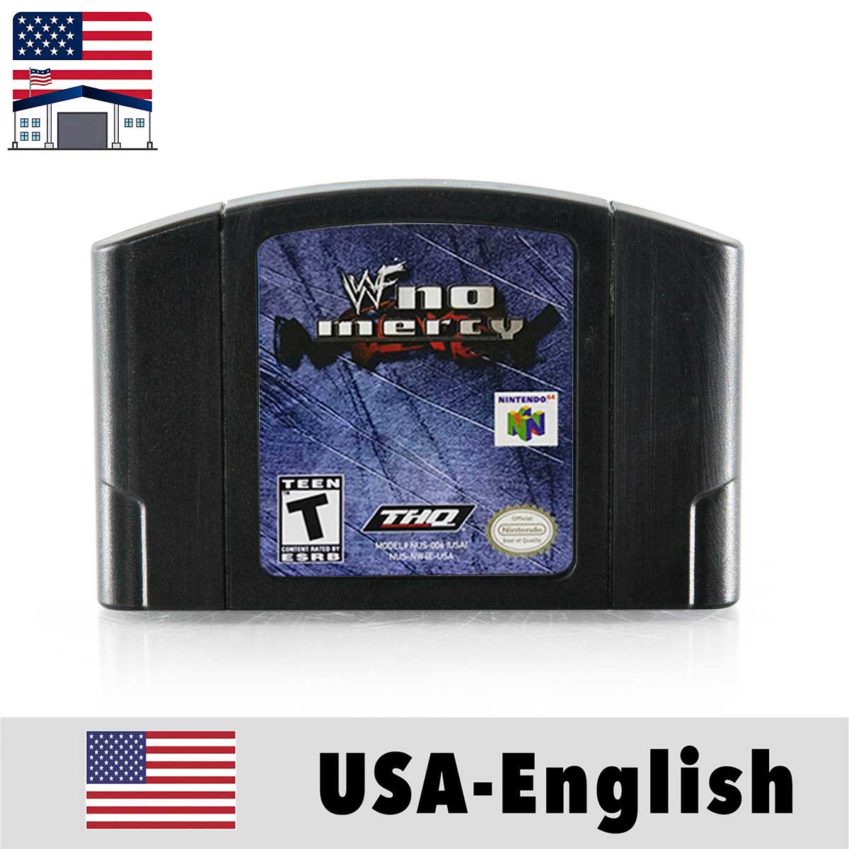 （Shipped From The United States) Mortal-Kombat Series WCW WWF USA NTSC Version English Retro Video Game Consoles 64bit Game Cartridge for N64