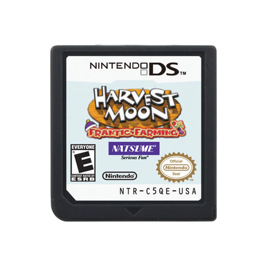 Harvest Moon DS Frantic Farming Game cartridge for Nintendo Ds 3ds 2ds