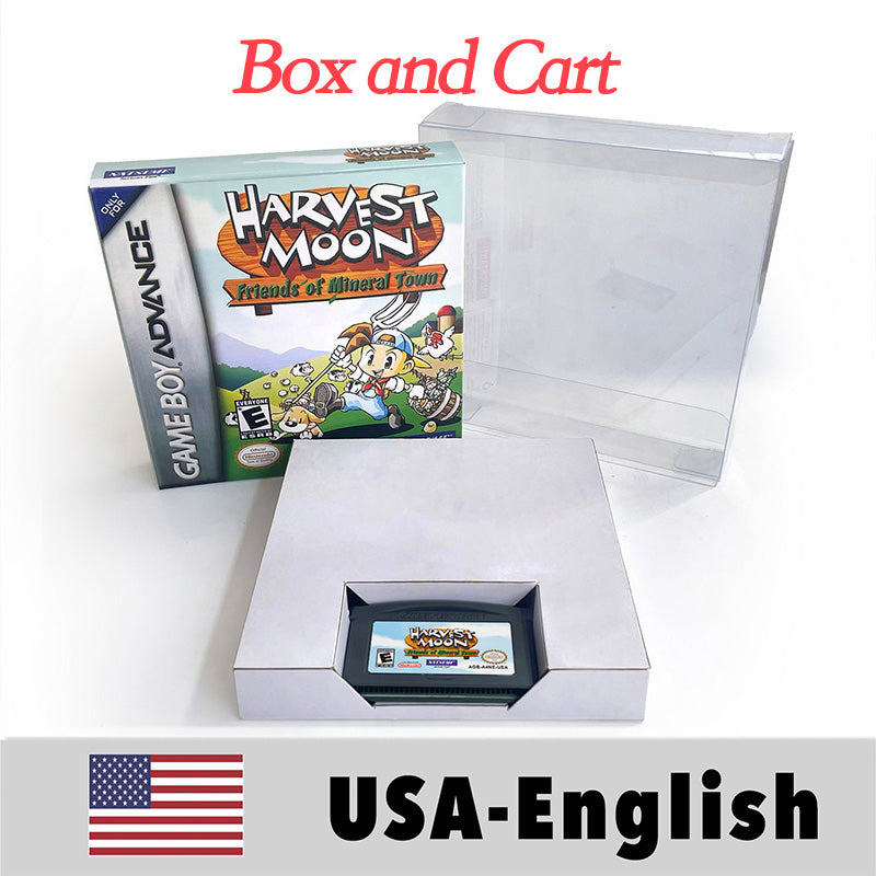 USA Englsih Zelda,super Mario,Castlevania,Metroid,Kirby,Final Fantasy,donkey Kong,Fire Emblem Nintendo box tray Game Cartridge for Gba
