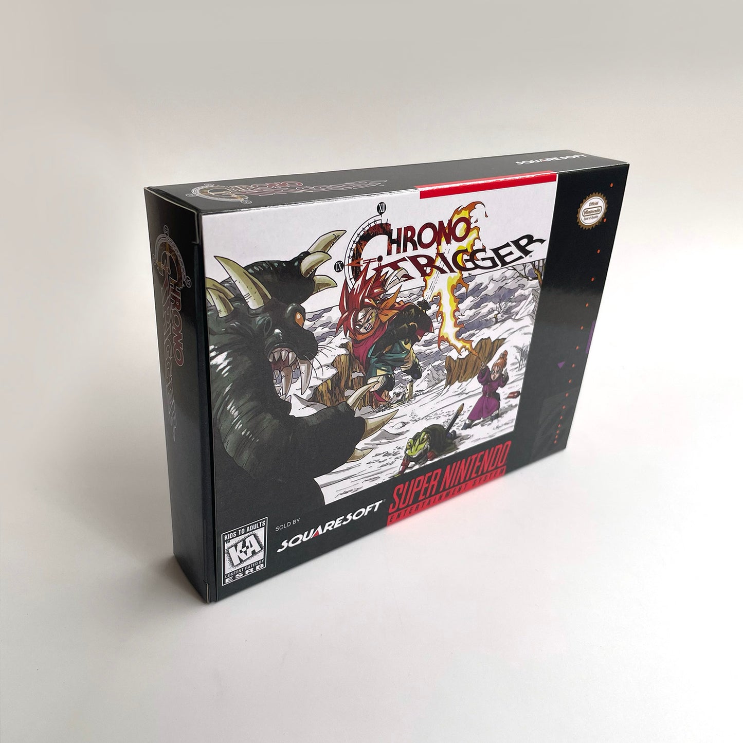 chrono trigger USA cartridge with tray box manual for SNES super nintendo entertainment system