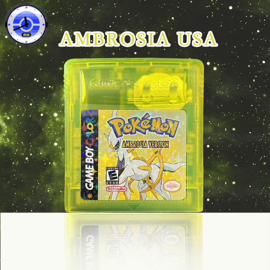 Pokemon AMBROSIA ( RTC Flash cart ) Cartridge for gbc