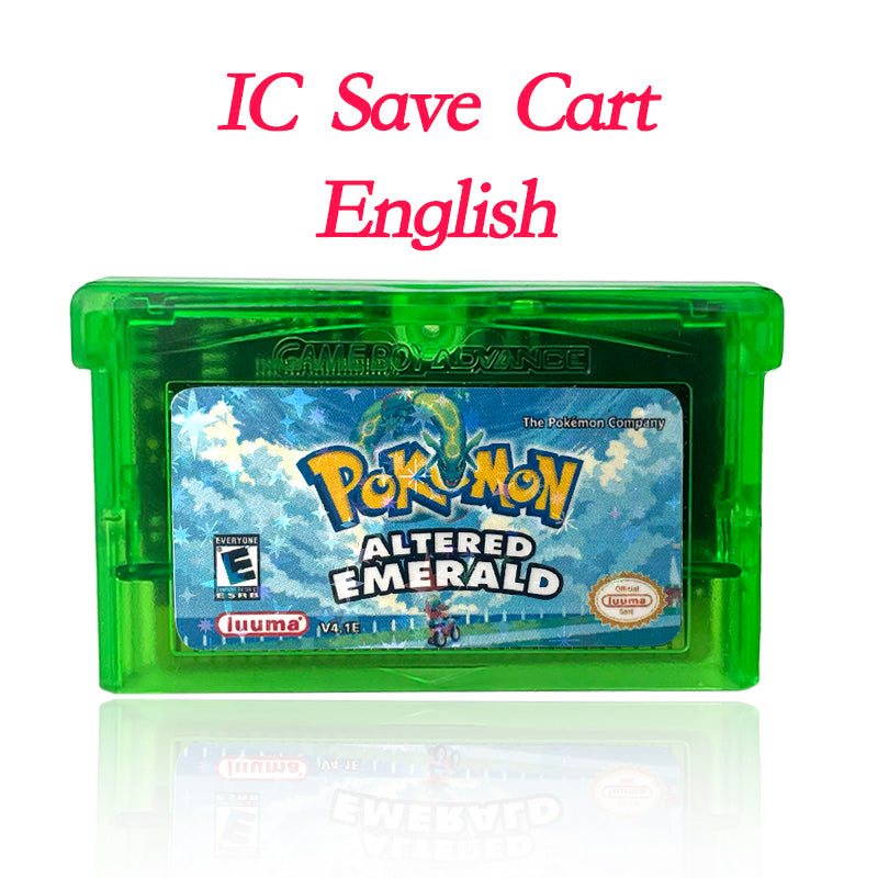 USA IC SAVE Pokemon firered extended INTERNAL LEGEND SWAAT RECHARGED YELLOW Cartridge Video Game Console Rom Hack English